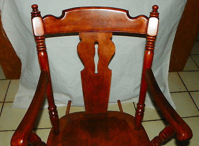 Mahogany Rocker Rocking Chair By Tell City And Similar Items