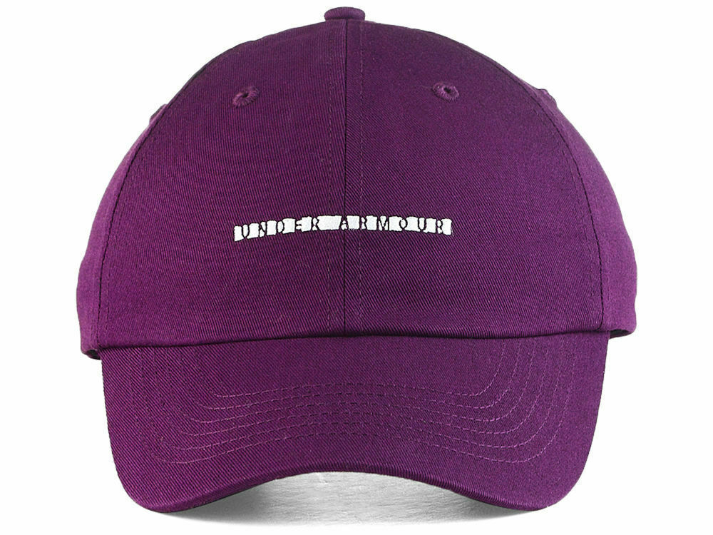 Under Armour Favorite Womens Purple Cotton Running Workout Hat Cap Women