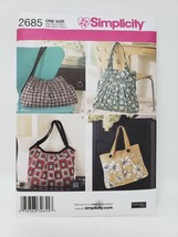 Simplicity Tote Bag Pattern #2685 - $8.79