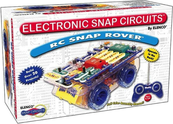 Snap Rover Circuit Electronics Exploration Kit, 23 Fun STEM Projects with Manual