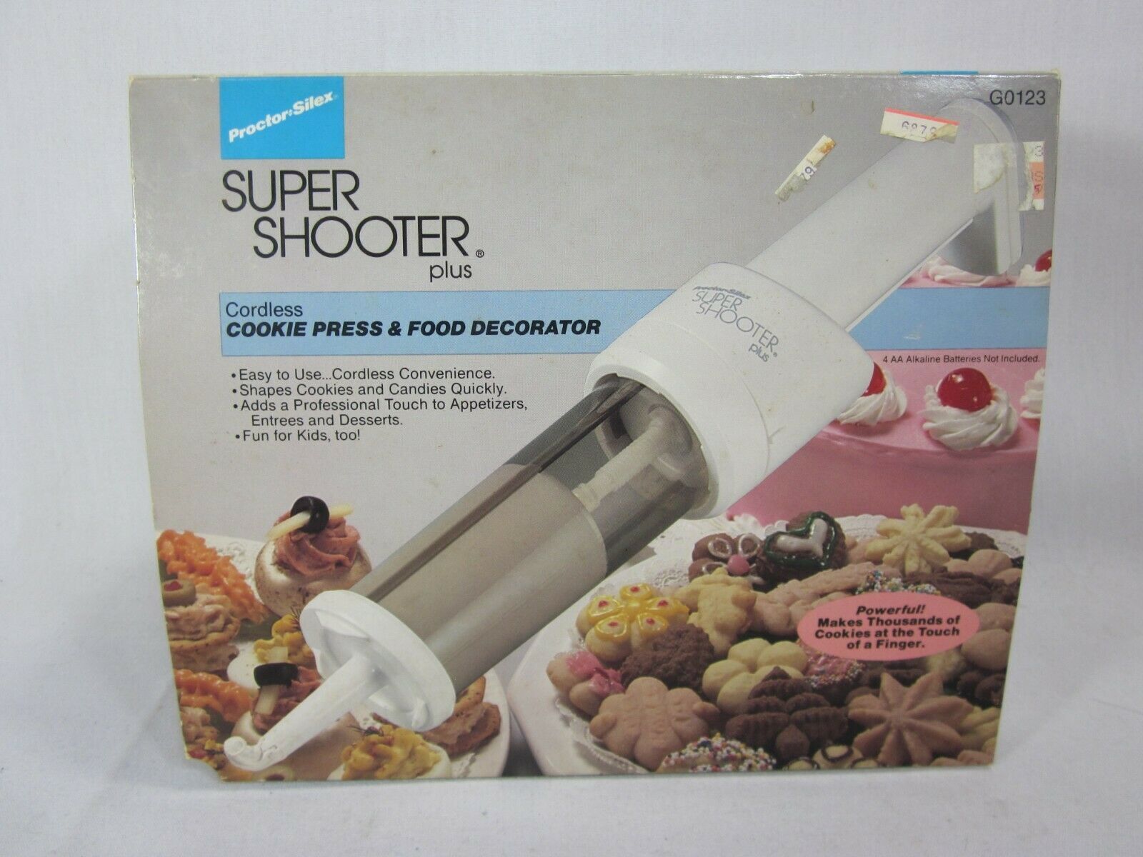 Vintage ProctorSilex Super Shooter Plus Cordless Cookie Press