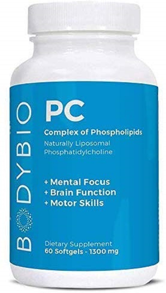 BodyBio - PC Phosphatidylcholine, Liposomal Phospholipid Complex for ...