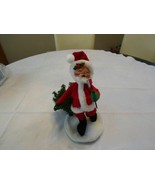 1992 ANNALEE SANTA CLAUS WITH CHRISTMAS TREE 10&quot; EXC!! - $29.95