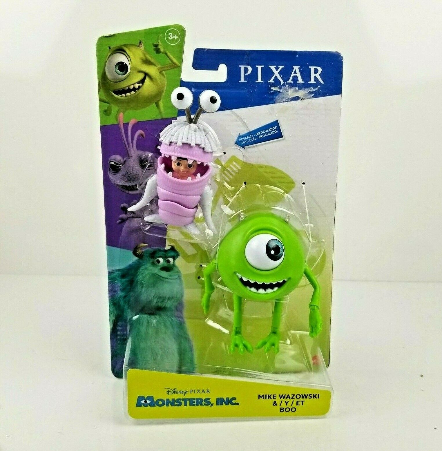 Disney Pixar Monsters Inc Mike Wazowski & Boo Action Figure 2-Pack Pink ...