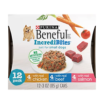 Purina Beneful Small Breed Wet Dog Food Variety Pack, 3 Ounce (Pack of 24)  - $40.36