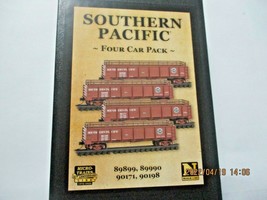 Micro-Trains Stock # 99300187 Southern Pacific 50 Ton Gondola 4/Pack N-Scale image 1