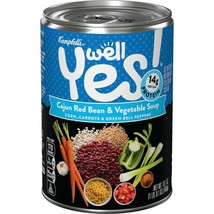 Campbell&#39;s Well Yes! Cajun Red Bean &amp; Vegetable Soup 16.1 oz ( Pack of 6 ) - $34.64