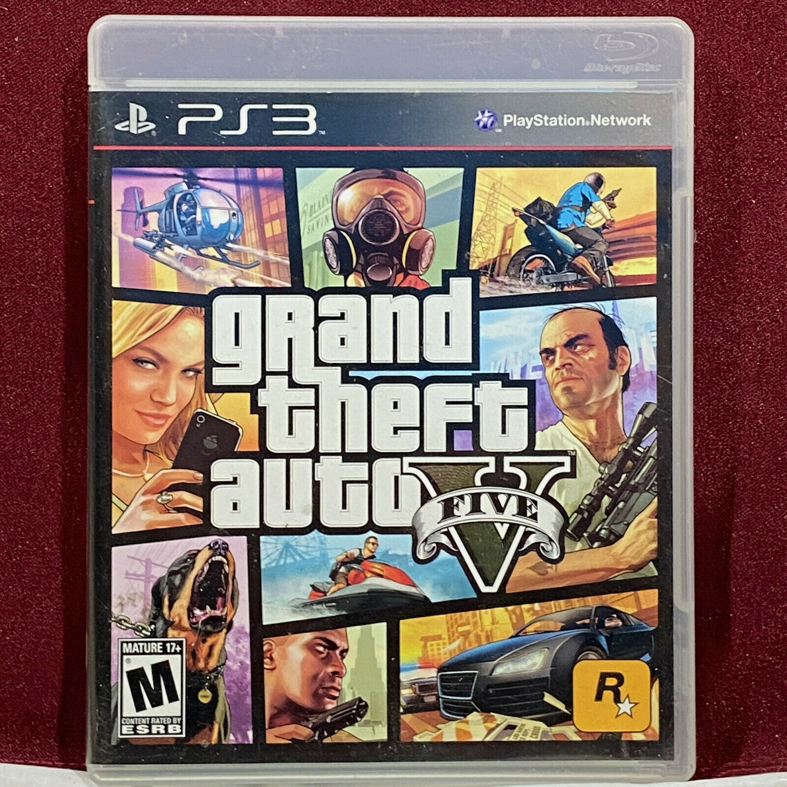 Grand Theft Auto V GTA5 PlayStation 3 Sony PS3 2013 Complete Maual Map ...