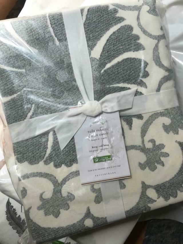 Pottery Barn Tula Duvet Cover Set Gray King And 50 Similar Items