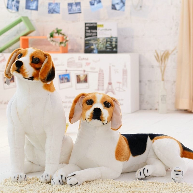 Giant Big size Beagle Dog Toy Realistic Stuffed Animals Dog Plush Toys ...