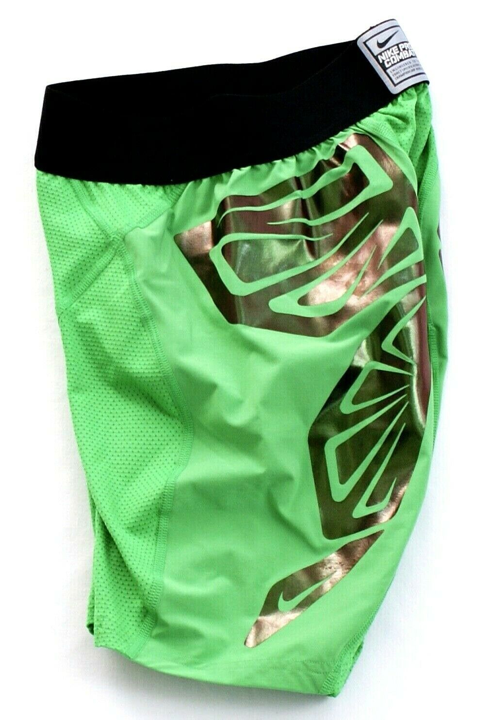 NIke Pro Combat Dri Fit Green Hyperstrong Compression Shorts Men's NWT - Everything Else