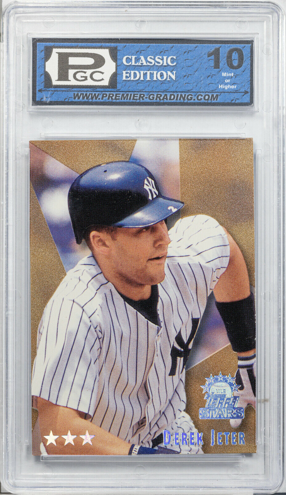 1996 TOPPS STARS DEREK JETER 5 PGC GEM MINT 10 (MR) Baseball Cards