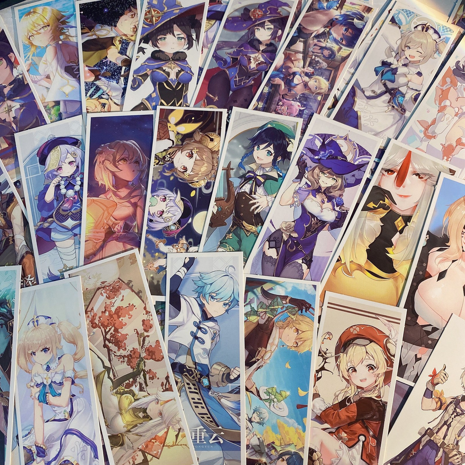 GENSHIN IMPACT BOOKMARKS, genshin impact small bookmarks - Art Prints