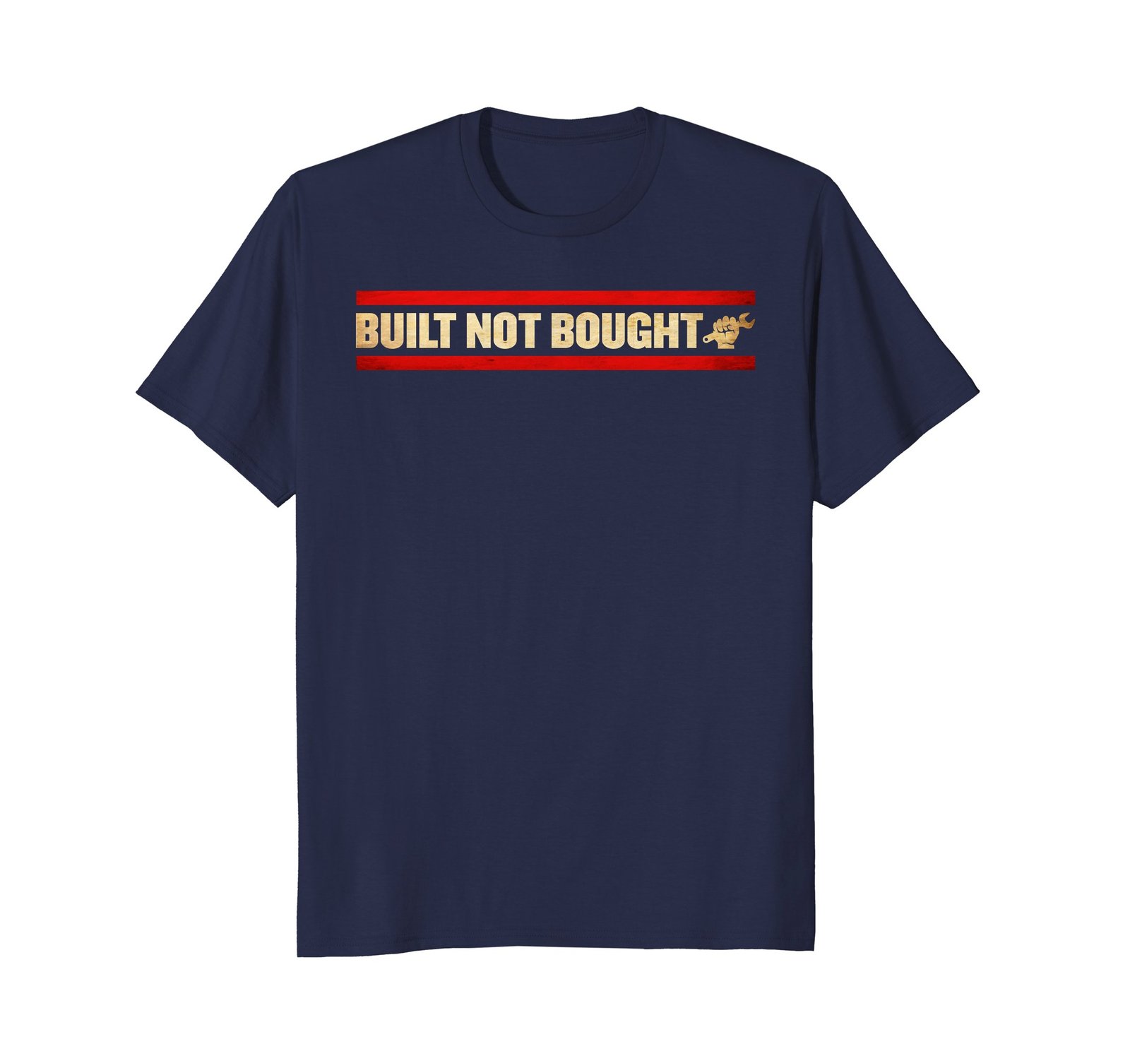 Funny Shirts - Built Not Bought - Technician Mechanic Engineer T-Shirt Men