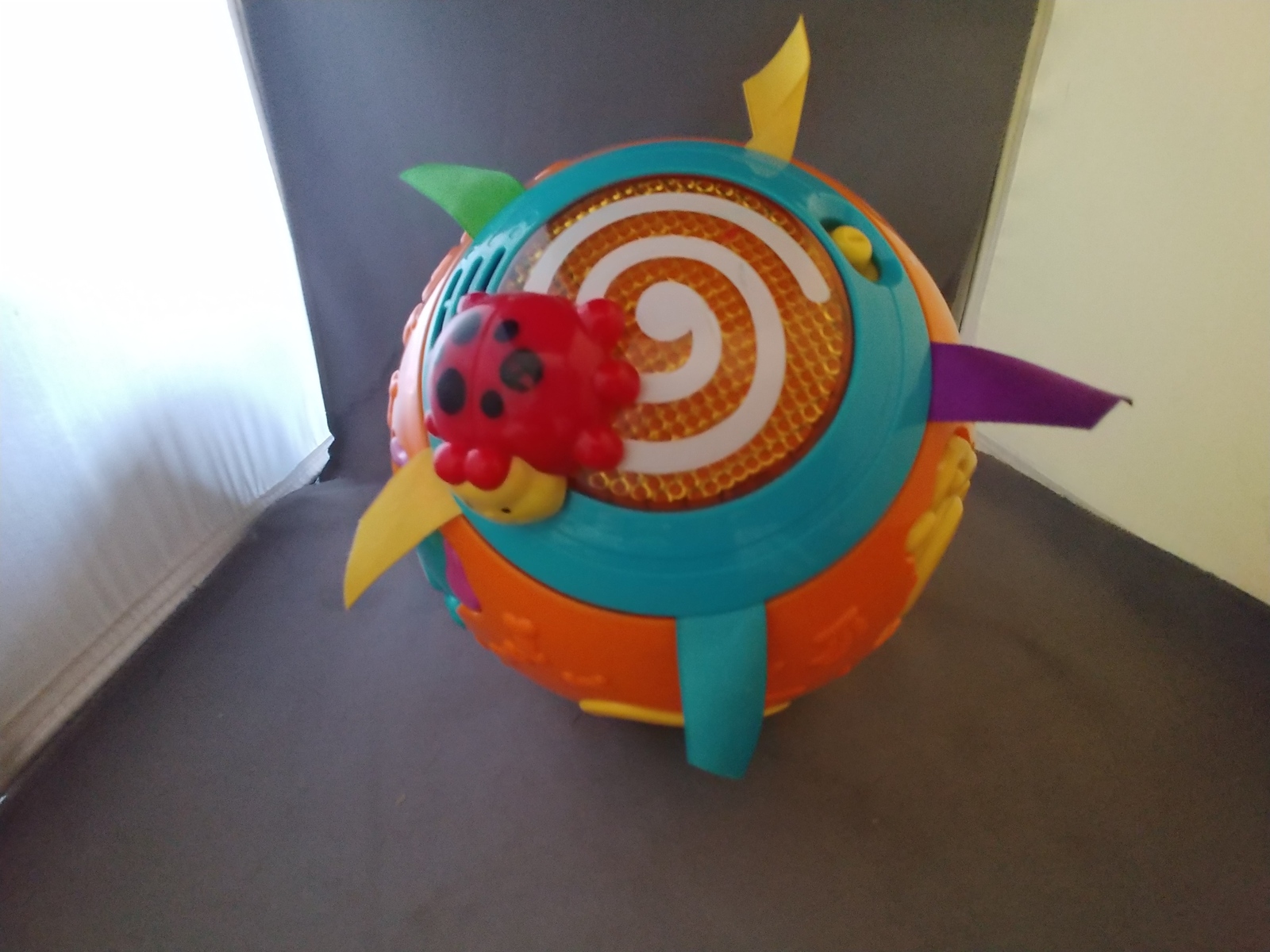 VTech Move and Crawl Baby Ball, Orange 80061320 Talking Toys