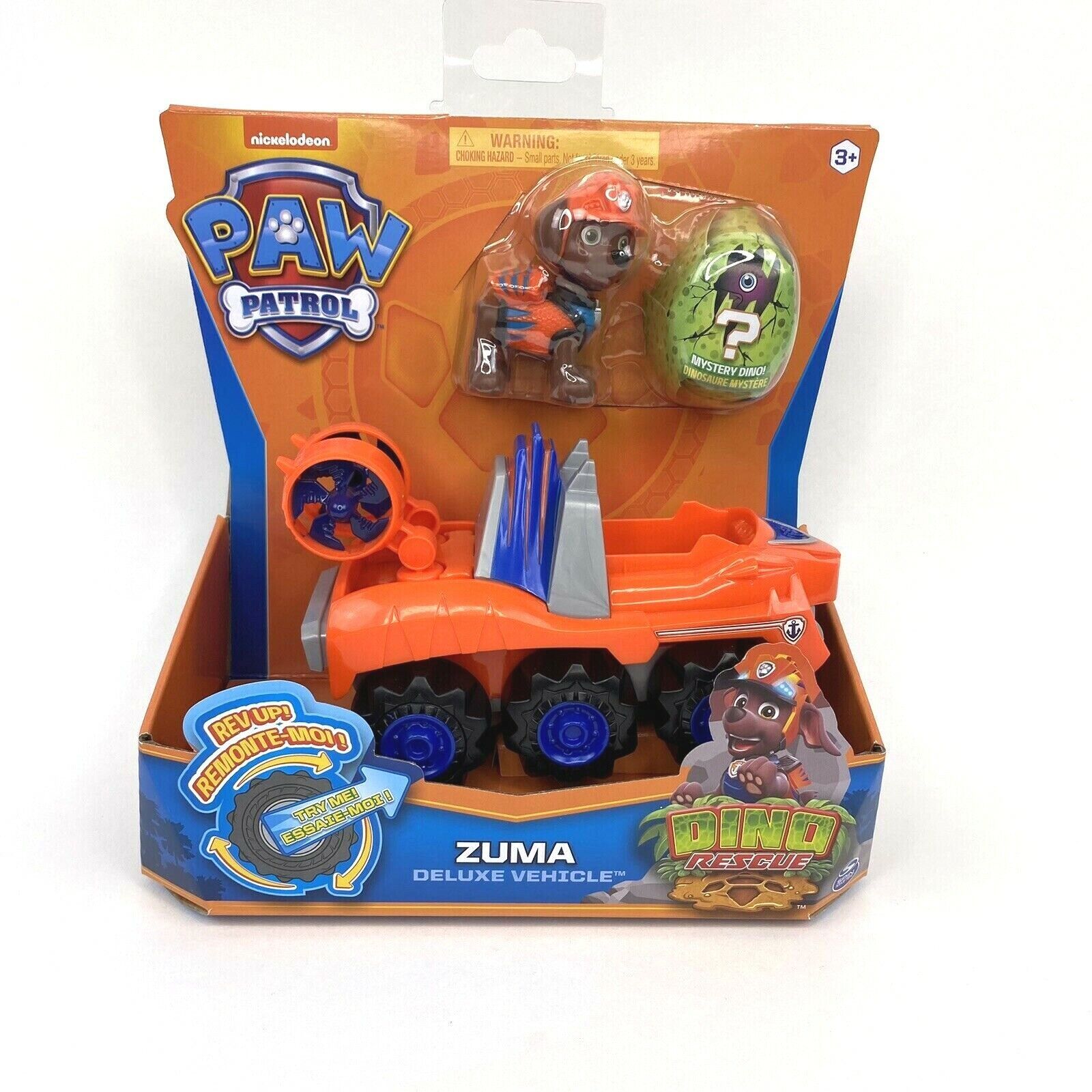 Paw Patrol Dino Rescue Zuma Deluxe Vehicle Puppy Figure Mystery ...