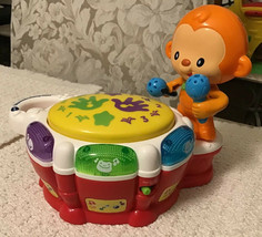 VTech BABY BEATS Monkey Drum - Fun and Educational, 70+ Songs Phrases &amp; ... - $11.88