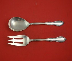 Fontana by Towle Stering Silver Salad Serving Set 2pc All Sterling Original 9" - $286.11