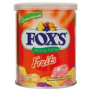 Primary image for Foxs Crystal Clear Fruits Candy 180g.