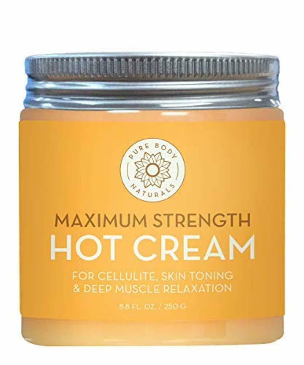 Capsaicin Powered Hot Cream - Natural Muscle Pain Relief Cream for Sore ...