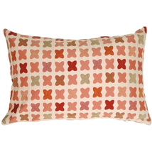 Cherry Cross on Sand Rectangular Decorative Pillow, Complete with Pillow... - $31.45