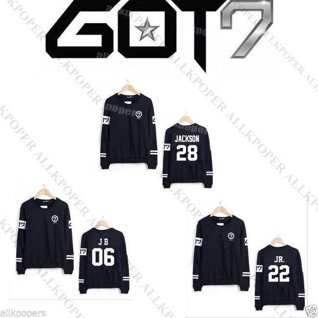 Image of KPOP GOT Sweater Jackson Pullover Unisex Hoodie Jumper BAMBAM JB JR Mark