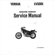 1983-1987 Yamaha Virago 500 ( XV500 ) Service Repair Workshop Manual CD - XV500K - $12.99