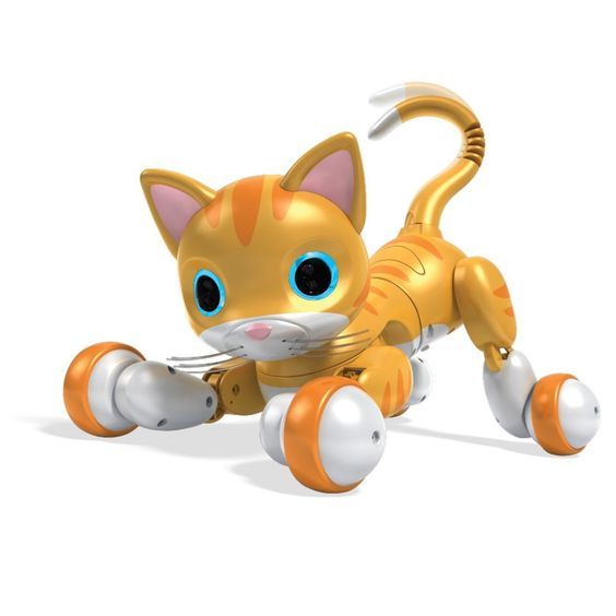 Zoomer Kitty Whiskers Spin Master Interactive Robot Cat Robo Kitty Other