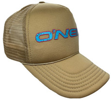 O&#39;NEILL ONEILL Meshback Snapback Rope Beige w/ Blue Logo Truckers Hat Cap - $19.79
