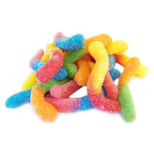 TROLLI SOUR WORMS 4 LBs Gummies Chewy Retro Gourmet Bulk Gummi Soft
