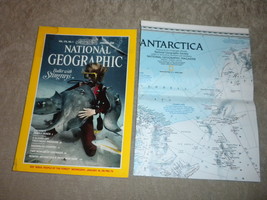 Cocaine, Sagebrush Country, Indonesia, Antartica Map National Geographic 1989 - $9.79