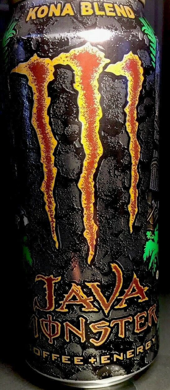 5 PACK NEW JAVA MONSTER KONA BLEND COFFEE + ENERGY DRINK 15 FL OZ