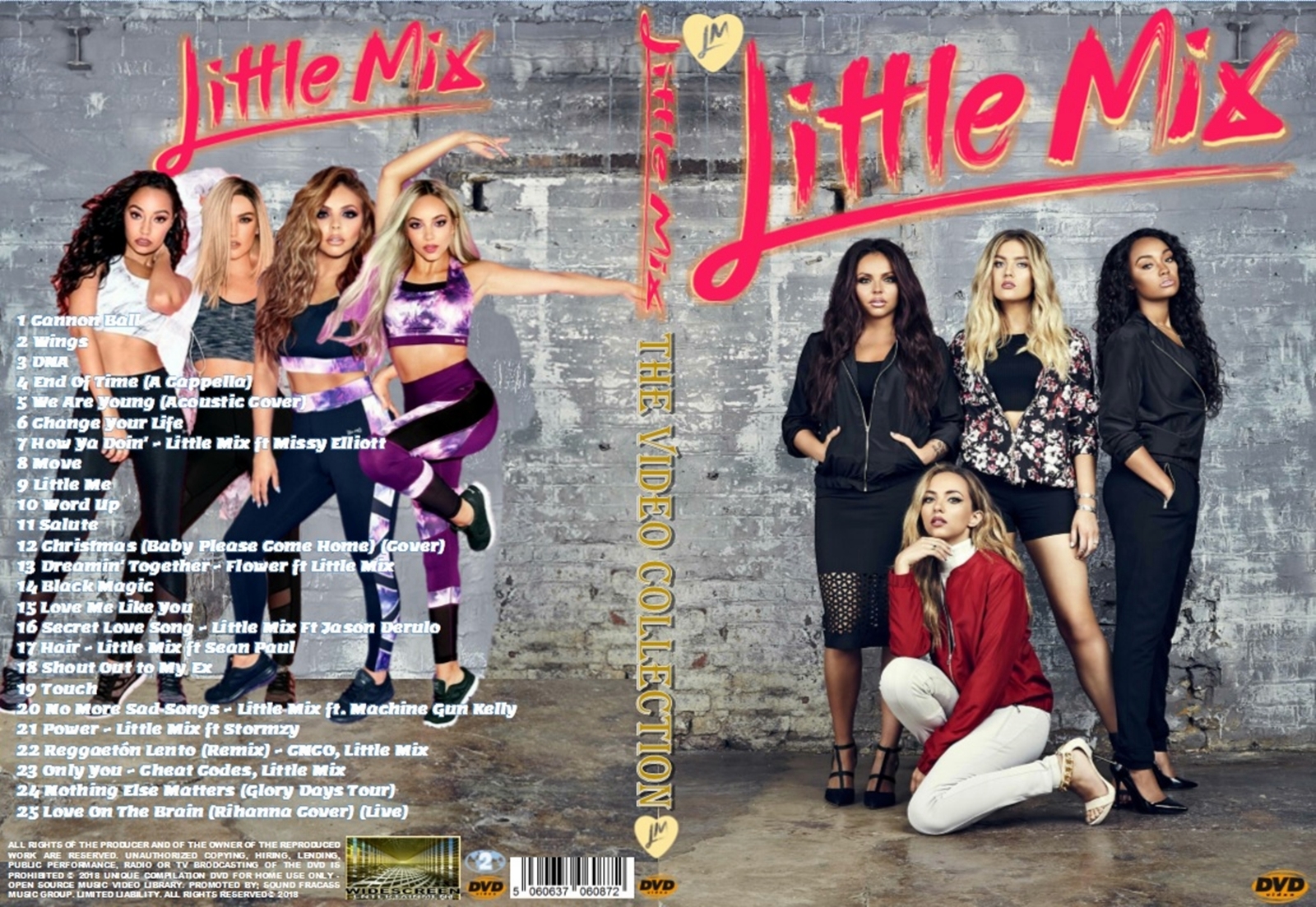 Little Mix Music Video DVD DVD, HD DVD & Bluray