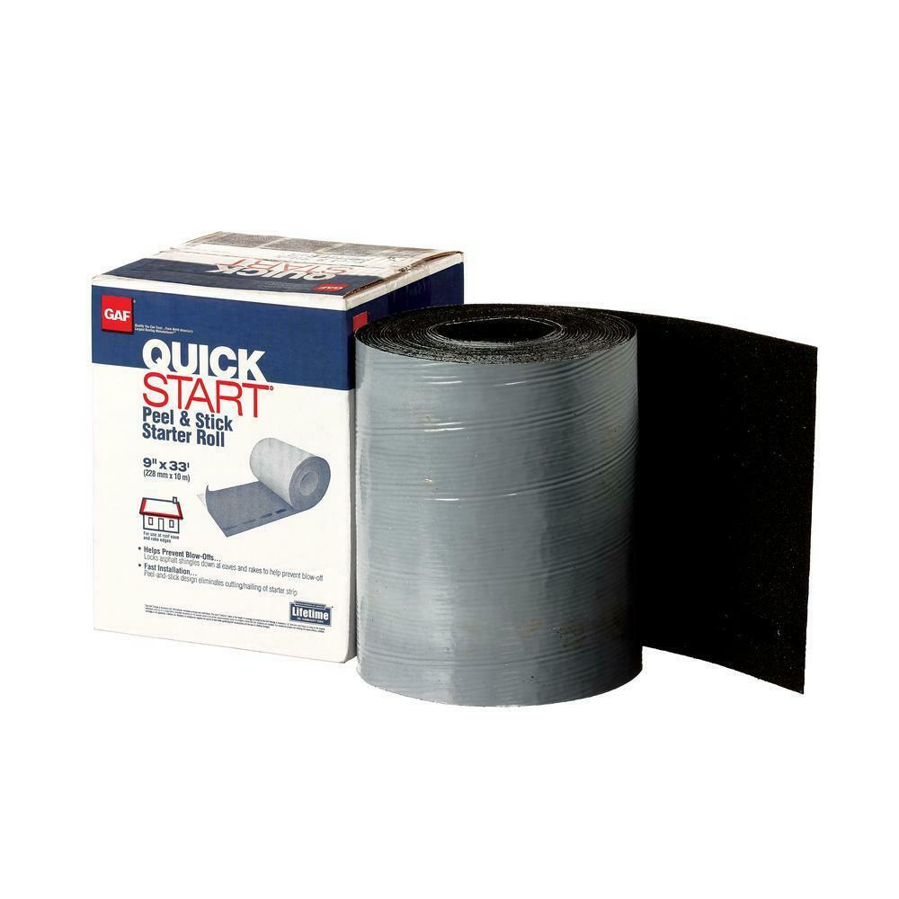 GAF QuickStart 33 lin. ft. Peel and Stick Roofing Starter Shingle Roll