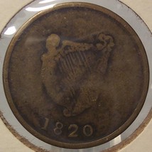 1820 Lower Half Penny Canada Brass Half Penny Token 10 String #01047 - $23.99