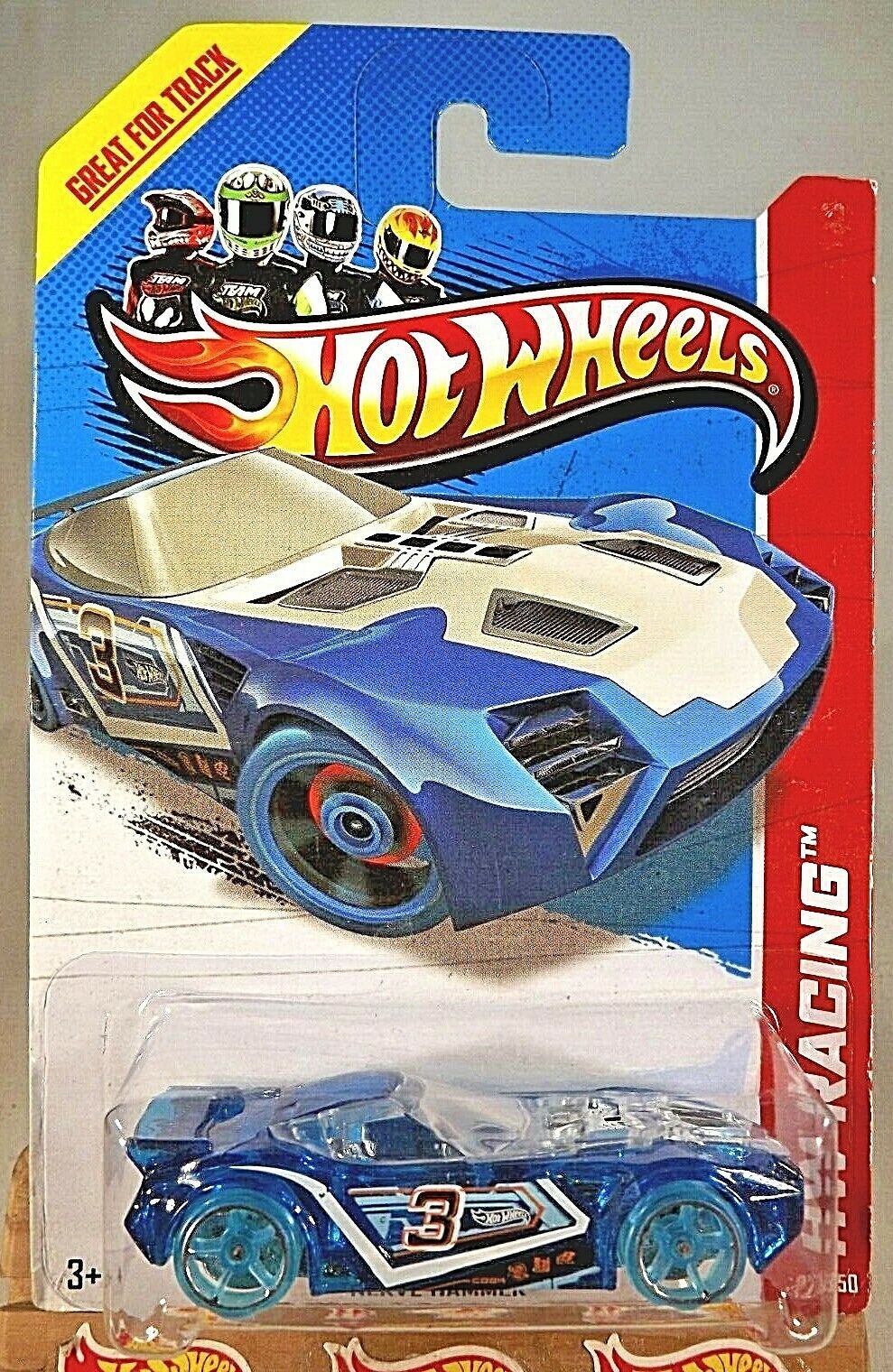 2013 Hot Wheels 132 Hw Racing X Raycers Nerve Hammer Trans Blue Varia Wblueoh5s Contemporary 3747