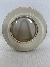 Lenox Round Circle Photo Frame Porcelain Gold Trimmed 5&quot; - $20.00