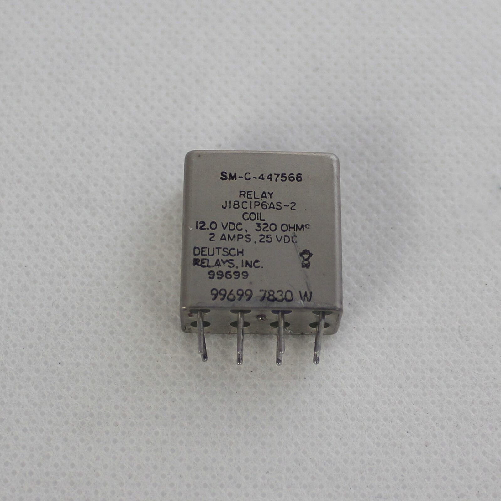 DEUTSCH RELAY 12V / 2A General Purpose Relays