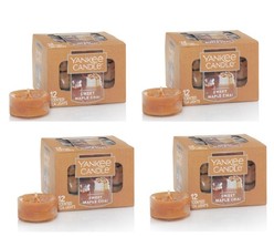 Yankee Candle Sweet Maple Chai 12 Pack Scented Tea Lights - x4 - $36.99