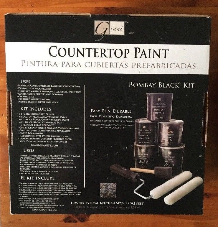 Giani Countertop Paint Kit Bombay Black New And Similar Items