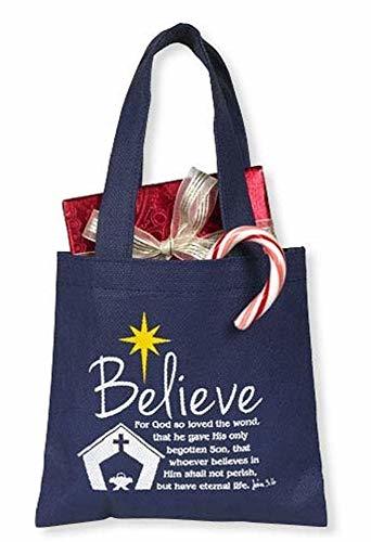 Christian Brands Believe Gift Tote Bag - 24/pk