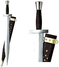 NauticalMart Classic Hoplite Greek with Leather Wrapped Handle and Scabbard