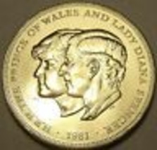 Great Britain 25 Pence, 1981 Gem Unc~Wedding Of Charles And Diana~Free Ship - $7.83