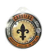 Thirstystone Carsters Car Coaster  Fleur De Lis -LillyFlower-Saints - $13.50