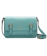 NWT Kate Spade ESSEX SCOUT MEDIUM Leather Messenger Bag Carribean Blue $400+ - $199.90