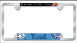 NFL Tennessee Titans Heavy Duty Chrome Metal License Plate Frame - $15.95