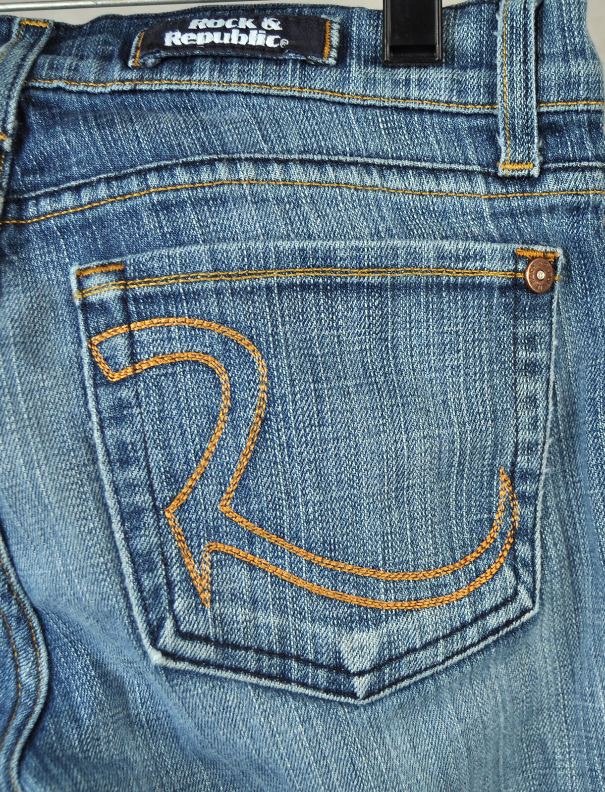 Rock & Republic Blue Jean Denim Shorts NWT$54-$60 Size 6 Plus Size 24W 