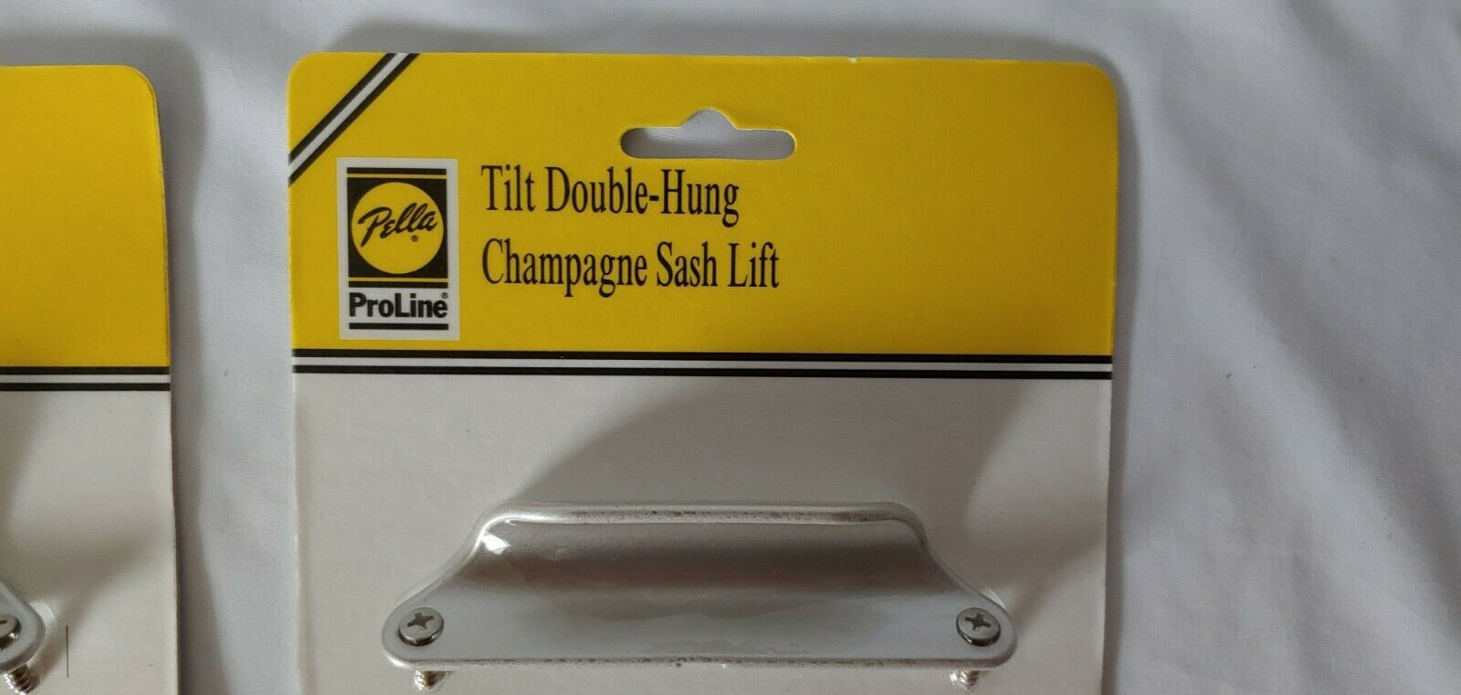 Set of 2 Pella Windows ProLine Tilt DoubleHung Champagne Sash Lift