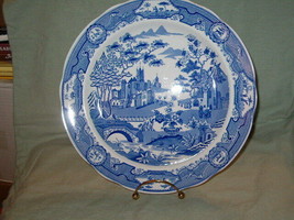 SPODE BLUE ROOM COLLECTION GOTHIC CASTLE DINNER PLATE PRE-OWNED - $20.00