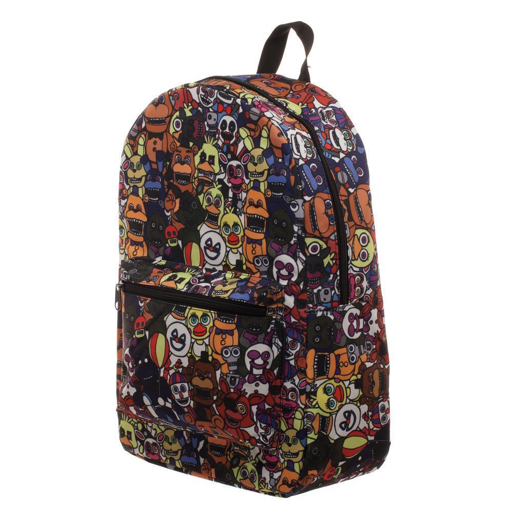 Five Nights at Freddy's Bag Sublimation Backpack w/ Five Nights at ...